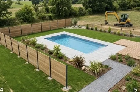 Chantier de la SARL JBTP avec mini-pelle dans l'Aude